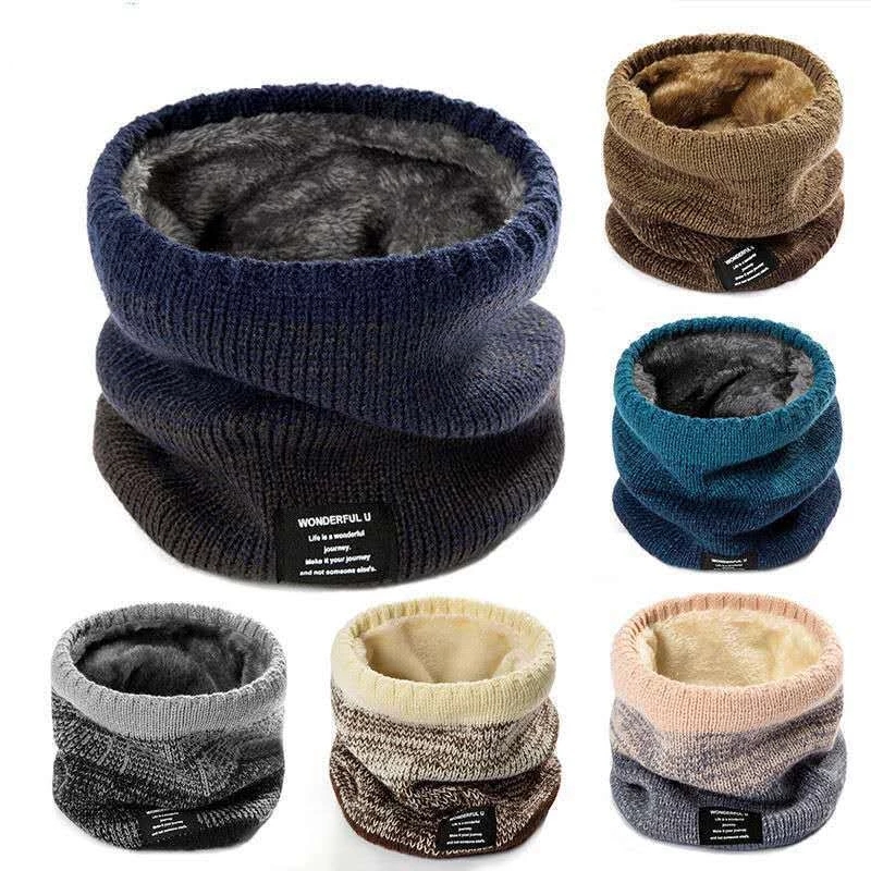 Muffler Men Wool - Зимний шарф для мужчин, флисовый бандана