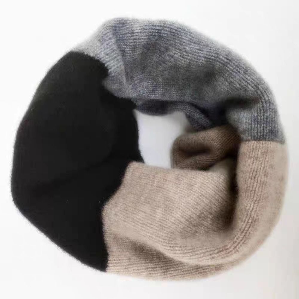 Мягкий шарф с цветными вставка – обзор и цена Infinity Scarf Knit