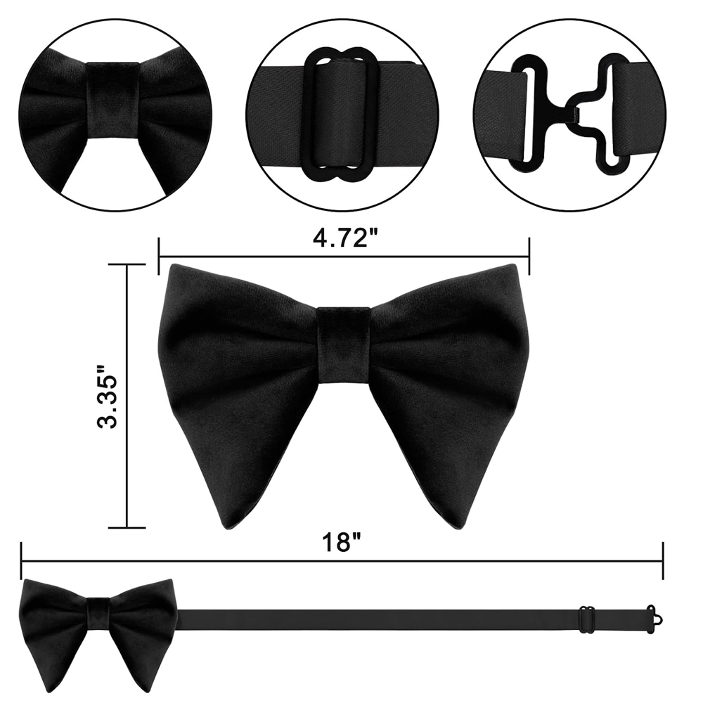 Мужские бархатные галстуки-баб – обзор и цена Bow Tie Pre Tied