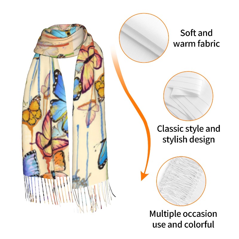 Ретро-шарф из кашемира с принт – обзор и цена Woven Scarf Blanket