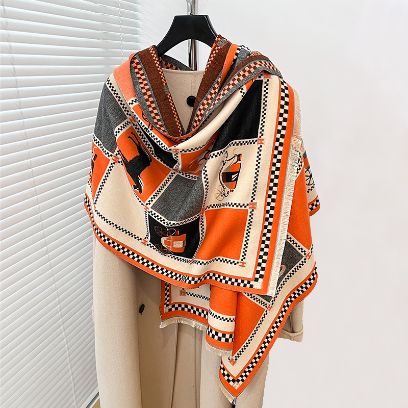Роскошное теплое кашемировое п – обзор и цена Woven Scarf Blanket